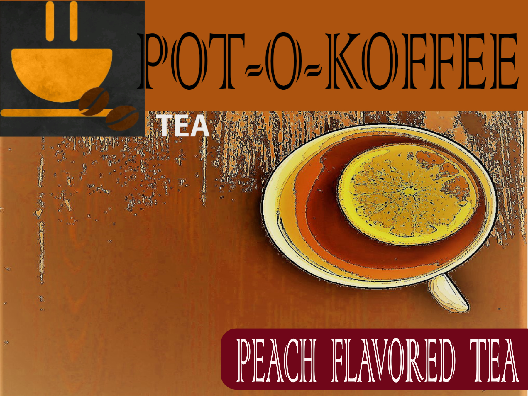 Peach Flavored Loose Leaf Tea