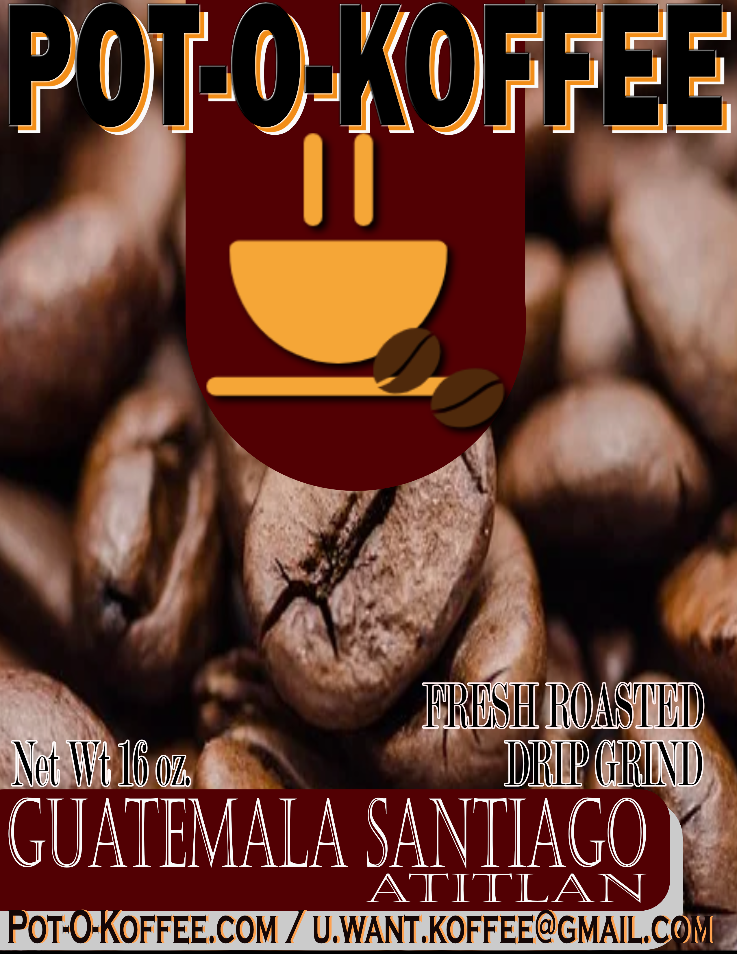 Organic Guatemala 'Santiago Atitlan' Fair Trade Coffee